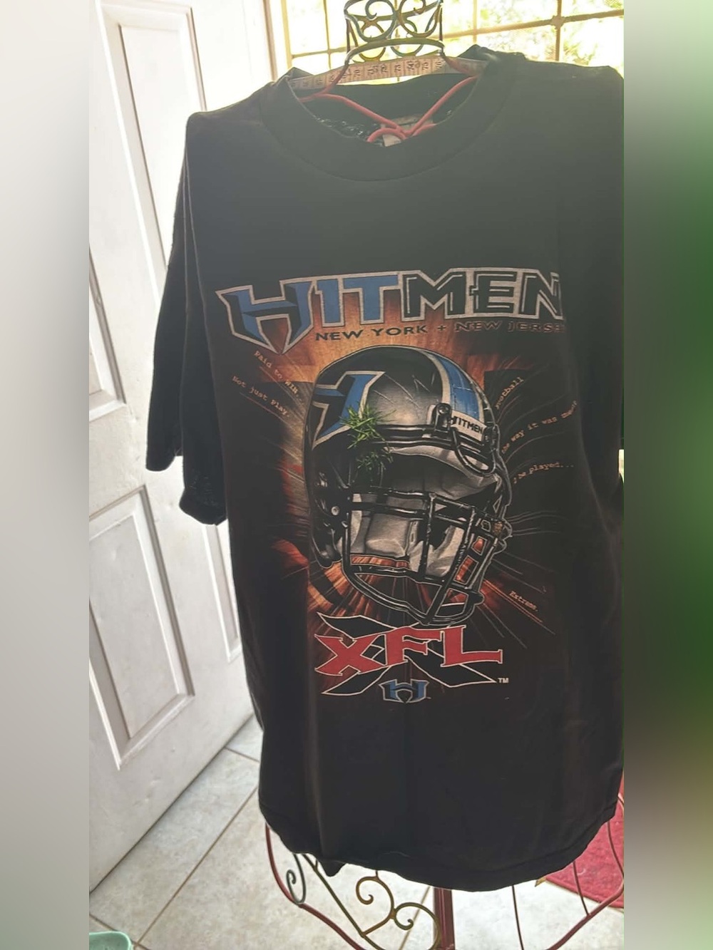 Champion Black XFL Hitmen Graphic Tee